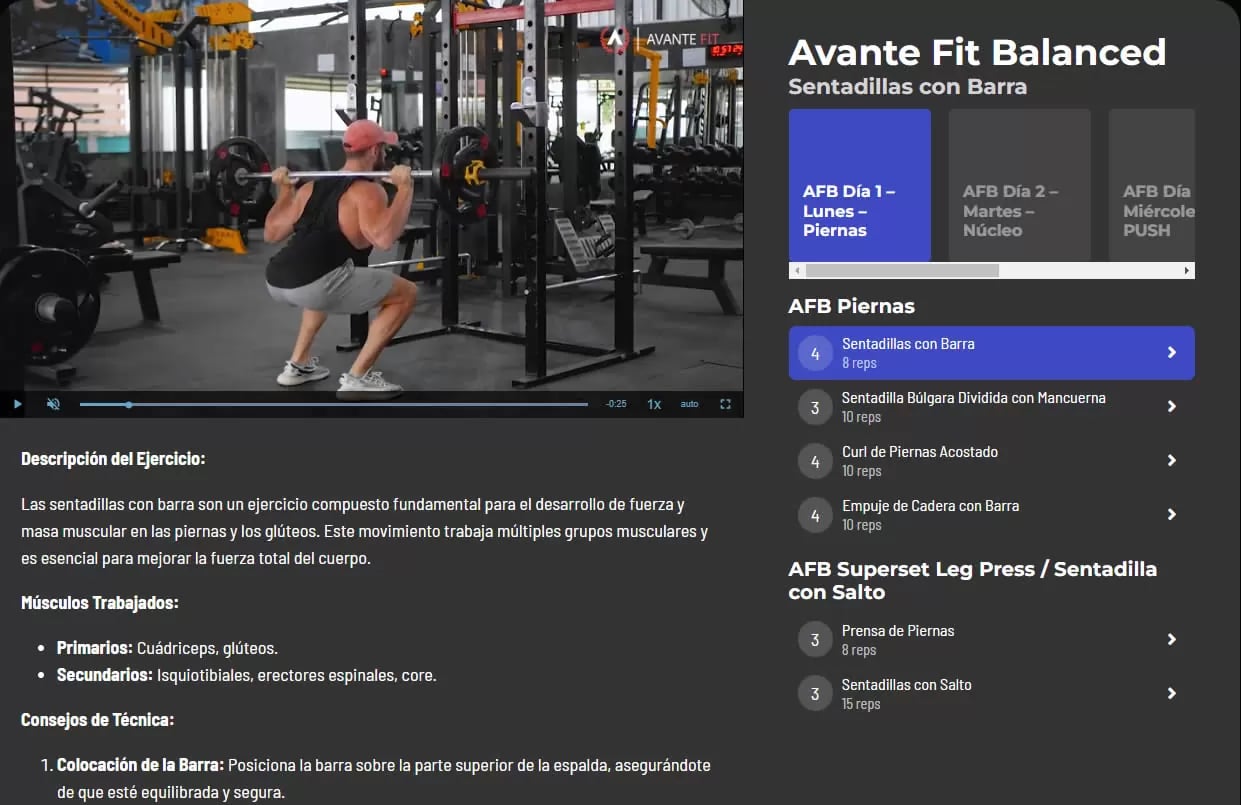 Planes de Entrenamiento